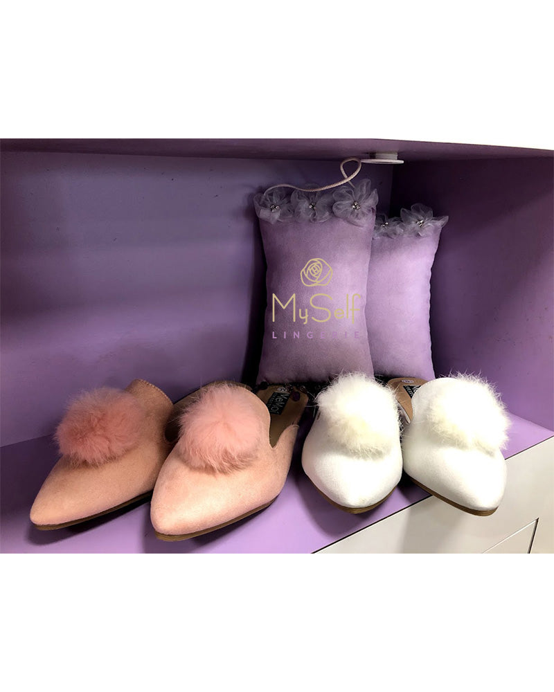 Me Moi CSL00163 Vida Mule Slipper MYSELFLINGERIE.COM