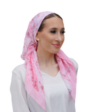 Tie Ur Knot Pastel Pink Snakeskin Watercolor Untied Scarf MYSELFLINGERIE.COM