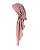 Lizi Headwear Solid Mauve Pre-Tied Headscarf Bandanna with Light Non Slip Grip