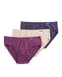 Jockey Berry Assorted #288 Elance Cotton Bikinis 3 Pk