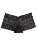Love Libby 1910 Black Butterfly Galloon Lace Boyshort myselflingerie.com
