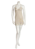 261 Charming Embroidered Flower and Sequin Chemise