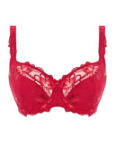 Fantasie Red Leona Balcony Bra