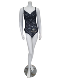 Oh La La Cheri 51-11053X Plus Size Black Page Underwire Lace Teddy myselflingerie.com