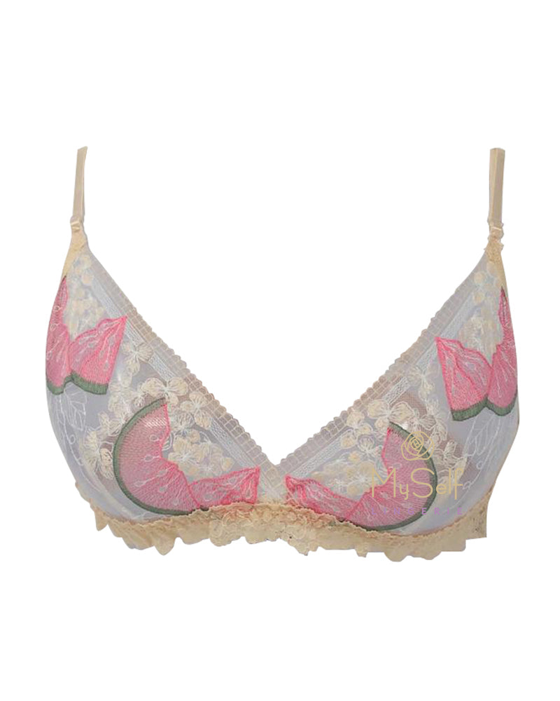 Hanky Panky 3A7531 Rosy Peach Melony Bralette myselflingerie.com