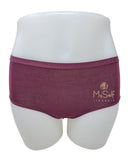 3324 Organic Cotton Plum Hipsters 3 Pk