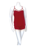Q80977 Apple Red Frida Cami and Shorts Set