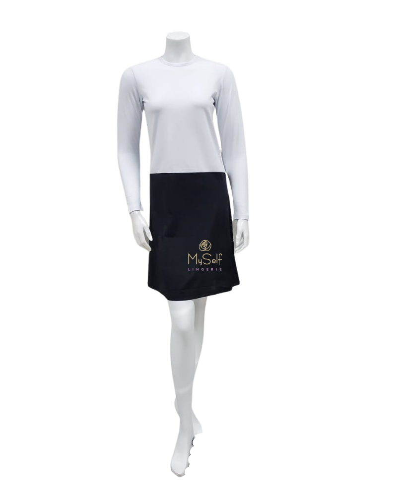 Gemsli FK335 37" Organic Cotton Long Sleeve Shell Slip MYSELFLINGERIE.COM