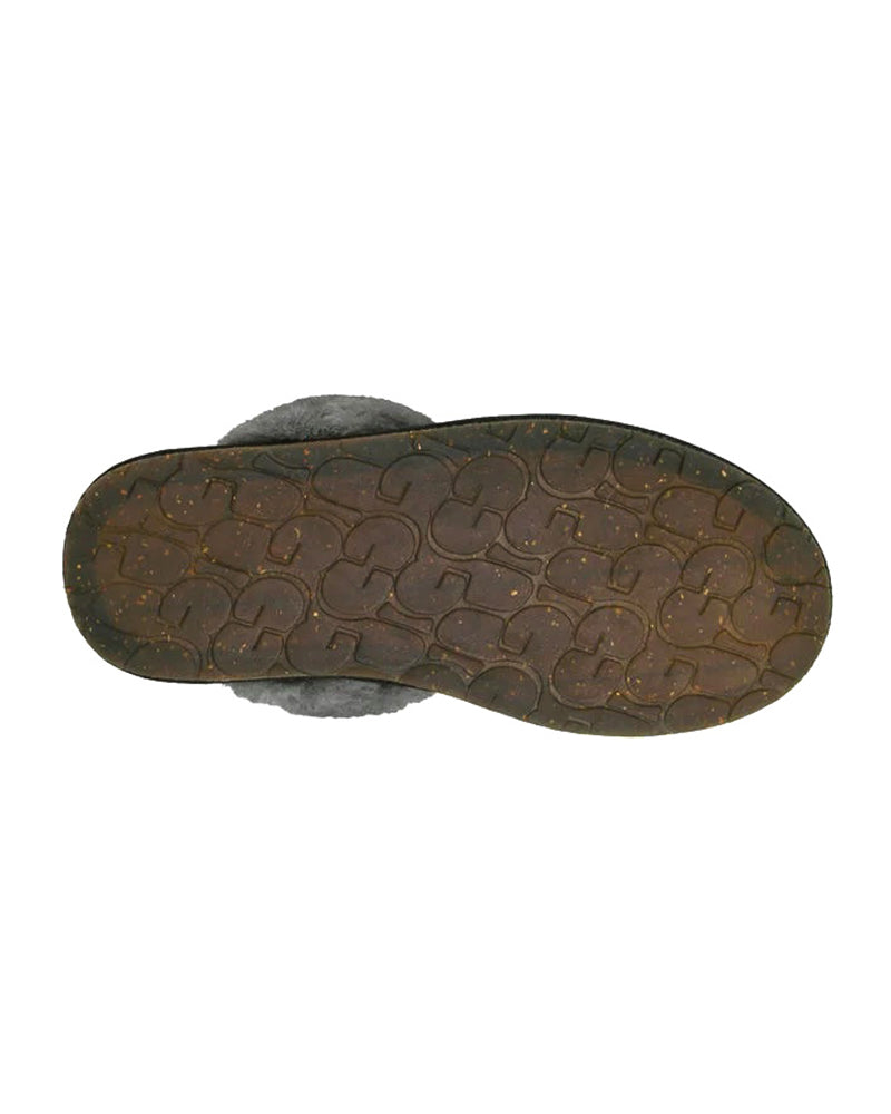 UGG 5661 Scuffette II Suede Slipper with Fur Trim myselflingerie.com