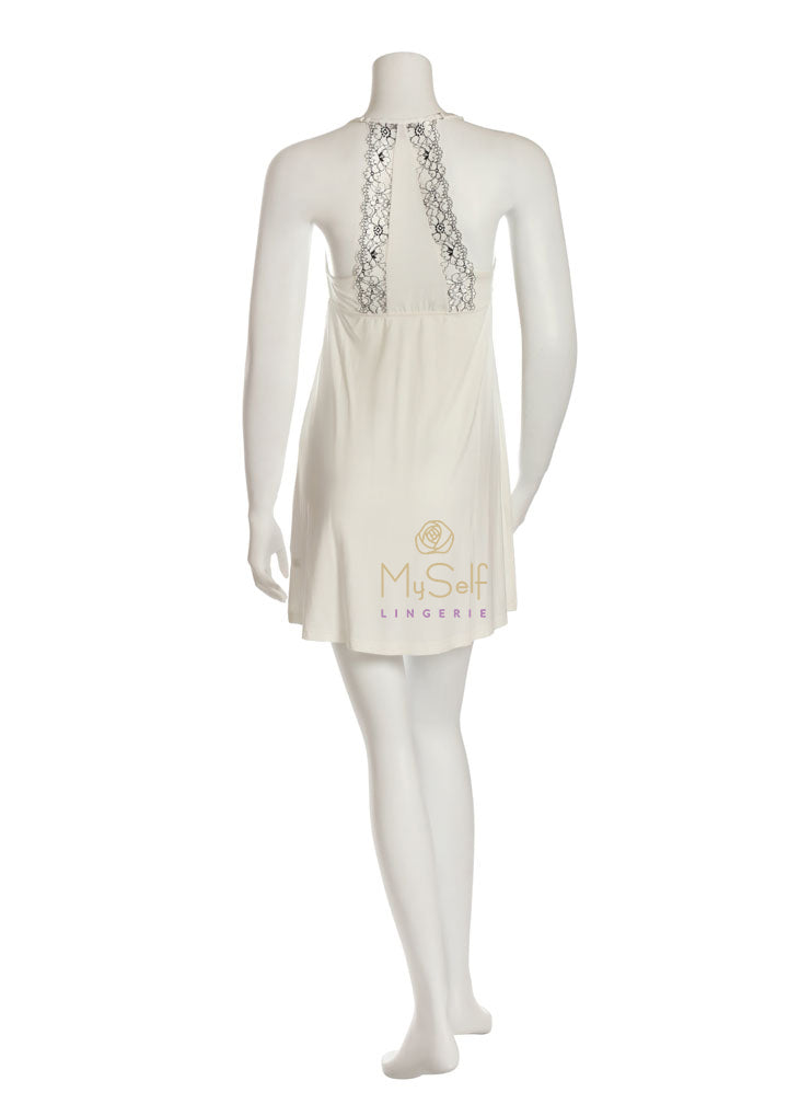 Fleur't 6000 Belle Epoque Satin and Lace Chemise MYSELFLINGERIE.COM