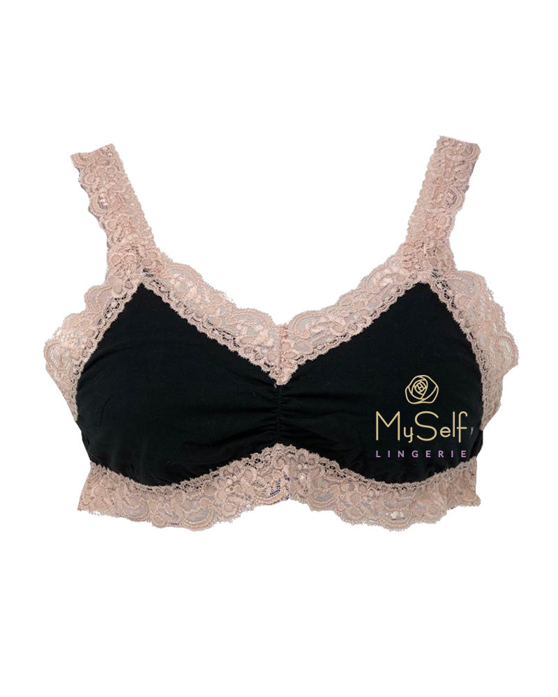 Fleur't 611 Lounge Bralette with Lace myselflingerie.com