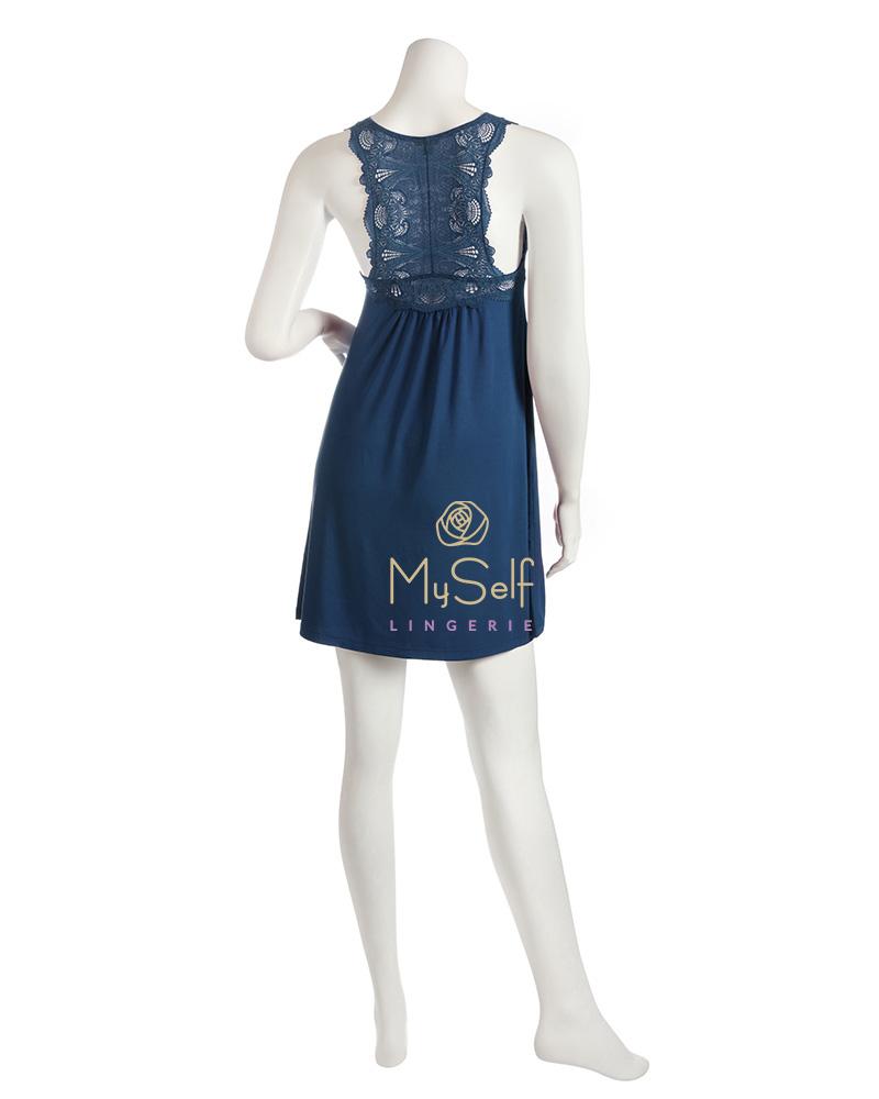 FLEUR'T 630 Lace T-Back Short Chemise myselflingerie.com