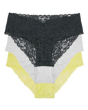 D000539Y Lana 3 Pk Lace Hipsters