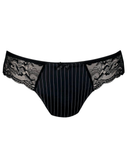 Rosa Faia Black Pinstripe Antonia Brief