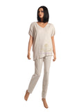 Vanilla Night and Day LW003 + LW004 Pajamas Long Pants myselflingerie.com
