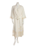 Q80690 Blythe Embroidered Lace Trim Robe