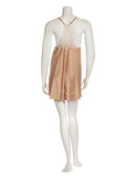 Flora Nikrooz Q80011 Gabby Metallic Lace Short Chemise myselflingerie.com