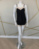 Flora Nikrooz 8103 Black Gabby Cami Set & Kimono MYSELFLINGERIE.COM