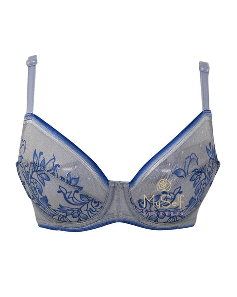 Wacoal, Intimates & Sleepwear, Wacoal 85523 Perfect Primer Full Figure  Underwire Bra Womens 36dd Blue