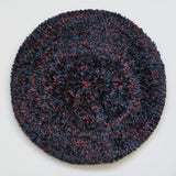 Lizi Headwear Two Tone Lined Burgundy / Denim Chenille