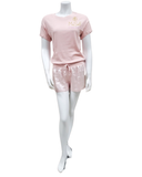MAC + MIKEL Short Sleeve Top + Satin Shorts PJ's Set