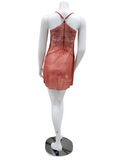 B'temptd 931204 Marsala Lace Encounter Chemise MYSELFLINGERIE.COM