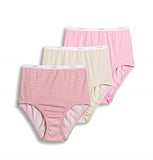 9483 Exposed Rubber Cotton Briefs 3 Pk