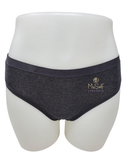 Me Moi Charcoal Heather Cotton Hipsters