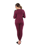 Me Moi CPJ04517 Satin Trimmed Modal Pajamas Set MYSELFLINGERIE.COM