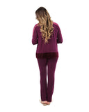 Me Moi CPJ05259 Frosted Velour Trim PJ's Set myselflingerie.com
