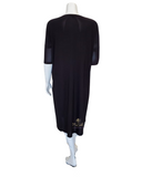 Jackie O CVRUP-B Black Swim Cover Up Dress MYSELFLINGERIE.COM
