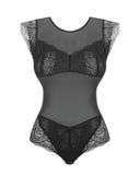FL2543BLK Twilight Sheer Bodysuit