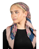 Tie Ur Knot F Inspired Pink Adjustable Pre-Tied Bandanna with Full Non Slip Grip
