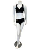 Fleurt 612 + 606 Black Belle Opoque Bralette & Panty Set myselflingerie.com