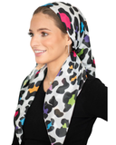 Tie Ur Knot Vibrant Cheetah Spots Adjustable Pre-Tied Bandanna with Full Non Slip Grip