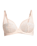 12X319 Blush Delice Sheer Plunge Underwire Bra