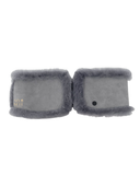 20032 Metal Suede and Sheepskin Headband