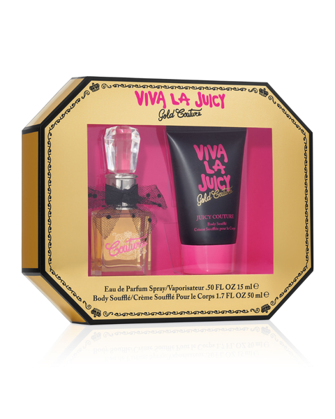 Viva la juicy top gold couture gift set