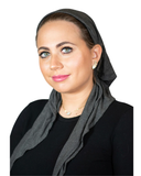 Tie Ur Knot Ribbed Charcoal Grey Adjustable Pre-Tied Bandanna with Full Non Slip Grip myselflingerie.com