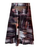 CVRGE Bella Geometric Sequins Print 25" Swim Skirt myselflingerie.com