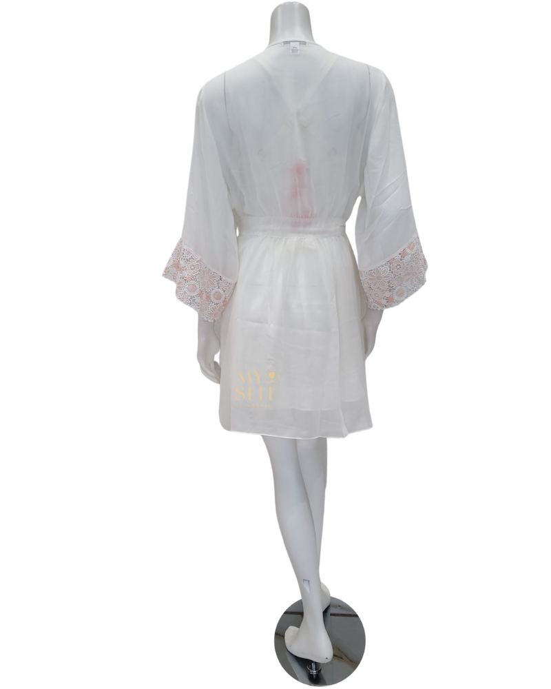 Rya Collection 582 + 583 Ivory Lush Chemise and Cover Up Set myselflingerie.com
