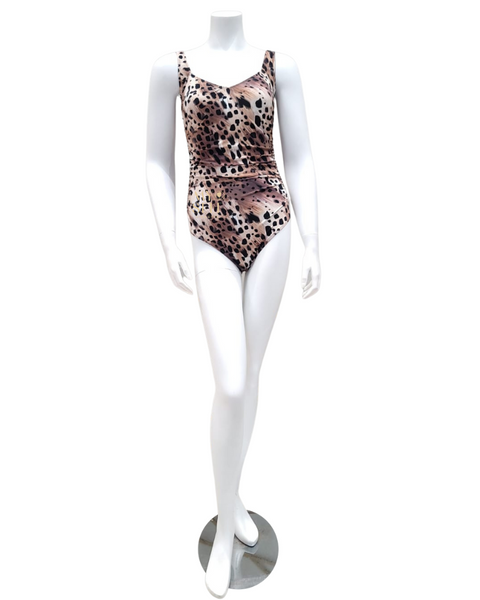 Gottex 22AE174U Leopard Full Coverage Bathing Suit –