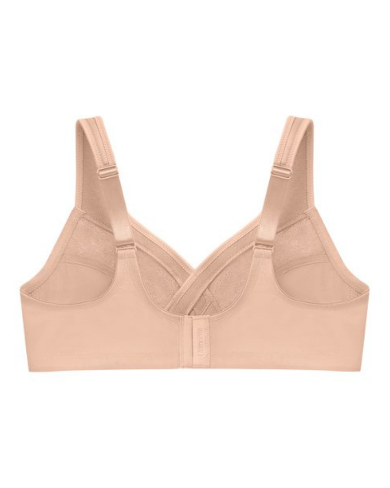 Glamorise 1003 Cafe MagicLift Minimizer Wire Free Bra myselflingerie.com