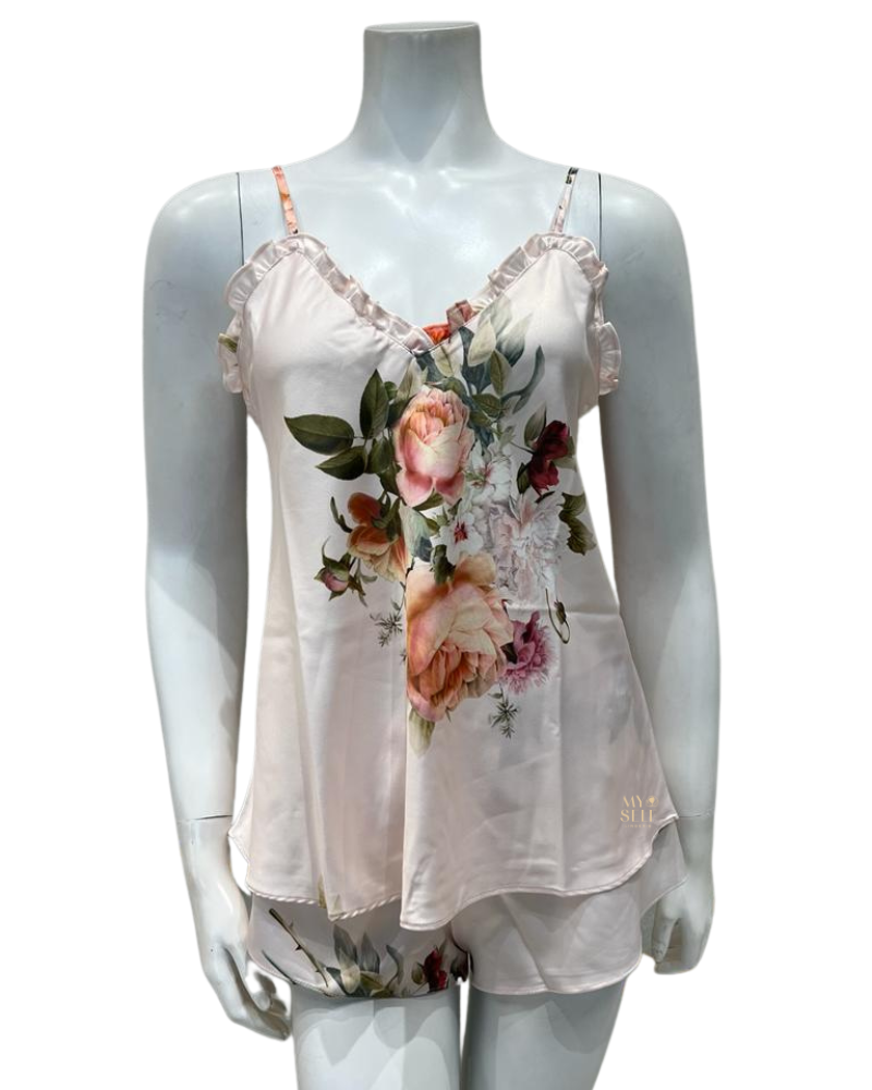 Flora Nikrooz Q81333 Blush Miraj Charmeuse Cami Set myselflingerie.com