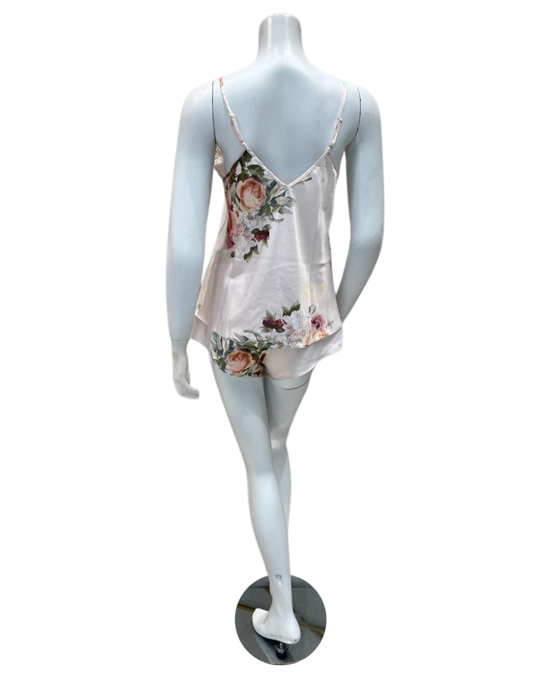 Flora Nikrooz Q81333 Blush Miraj Charmeuse Cami Set myselflingerie.com