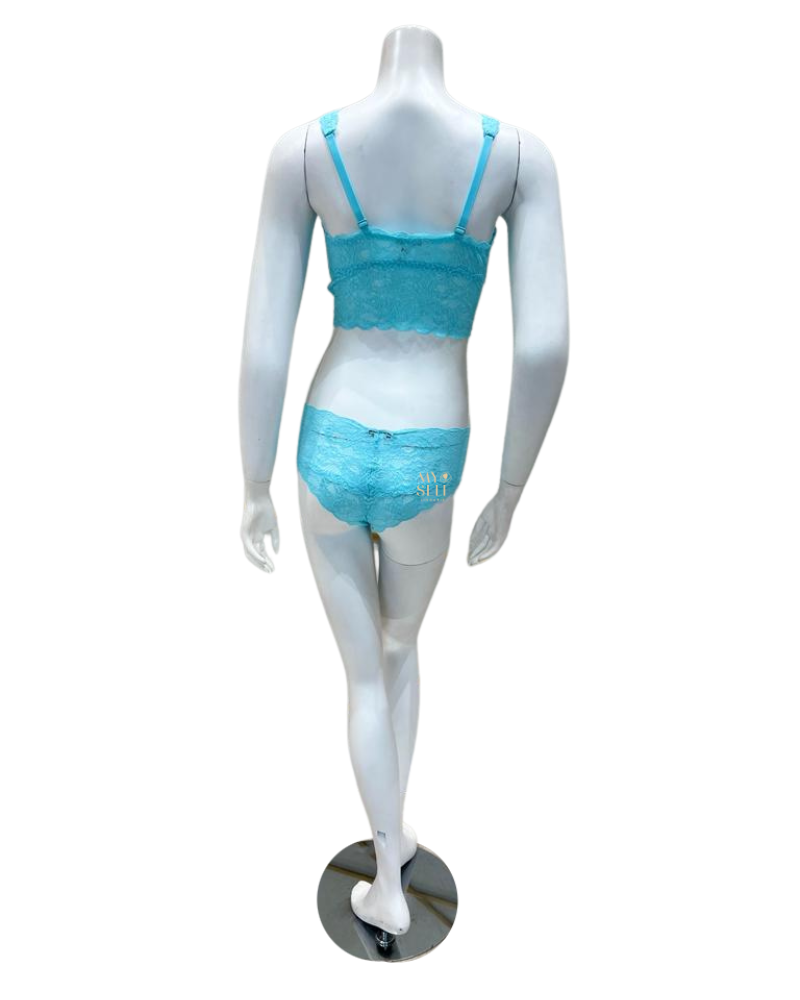 Cosabella NEVER1386 + 07ZL Maldives Lace Bralette & Short Set myselflingerie.com