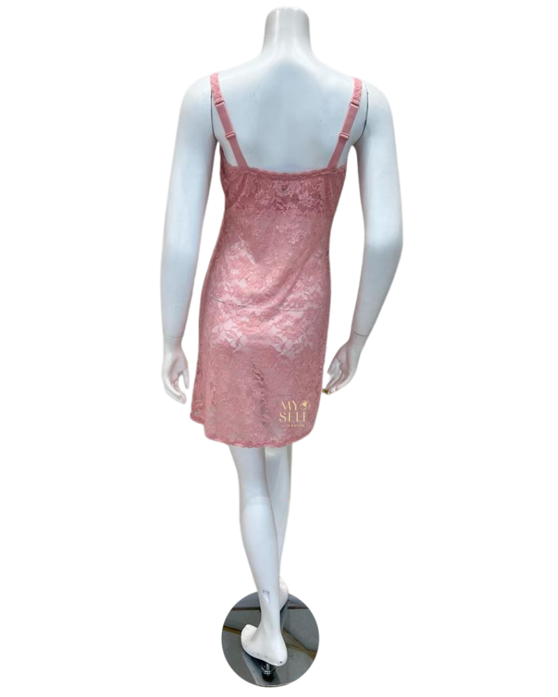 Cosabella NEVER2703 Jaipur Pink Foxie Curvy Chemise myselflingerie.com