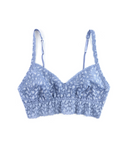 Hanky Panky 7J7271 + 7J1201 Stonewash Blue X Dye Retro Bralette + Boyshort myselflingerie.com