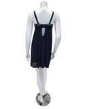 Cosabella SAVON2722P Savona Nocturnal Blue Plus Size Chemise myselflingerie.com