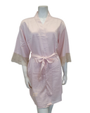 Flora Nikrooz Q81345 + Q81346 Light Pink Desirae Chemise & Wrap Set myselflingerie.com